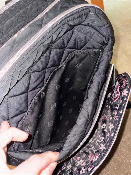 Vera Bradley Black Quilted XL Everyday/Laptop Backpack main image 5